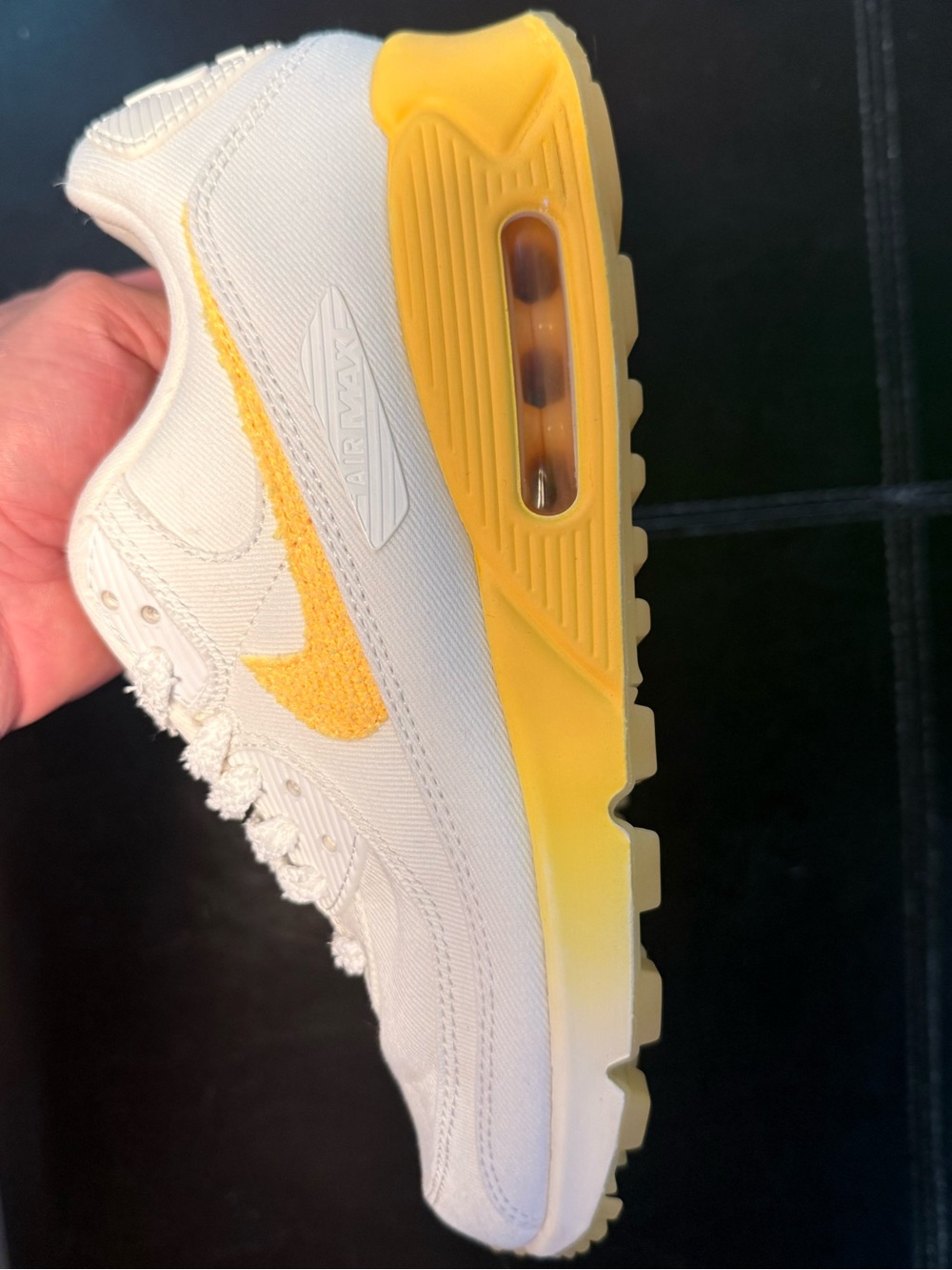 2023 Nike Wmns Air Max 90 SE 'Citron Daisy' Women’s Size 8 - Picture 6 of 9